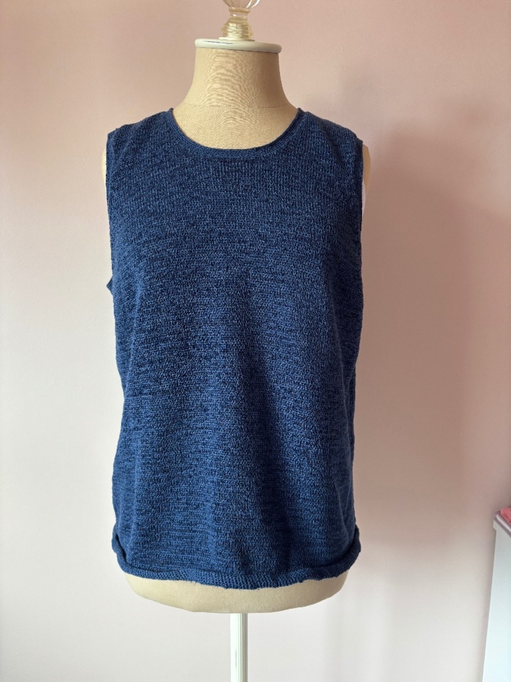 Pendleton Blue Sleeveless Top
